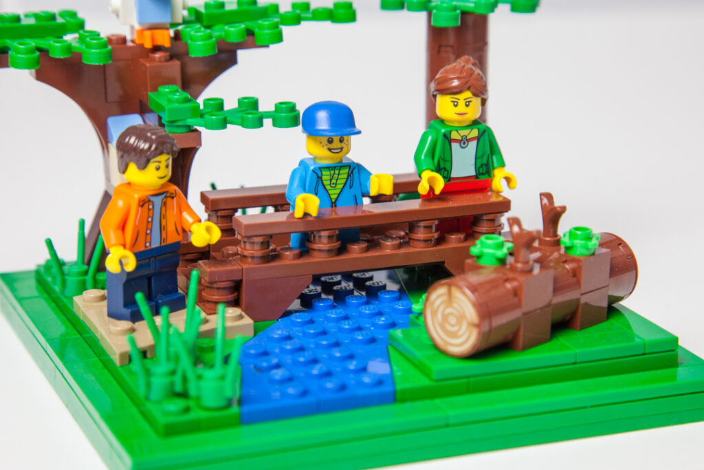 Custom Hiking Trail Lego design and photos - Door County Bricks